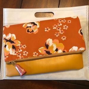 Reversible Clutch Purse With Zipper NWT